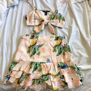 Forever 21 Hawaiian Matching Set
